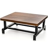 ZAVOOS Wood One Step Stool, Anti-Slip Bed Steps Stool for High Beds Riser for Adults, 500 Lbs Cap...