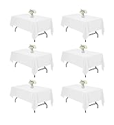 white table cloth rectangle