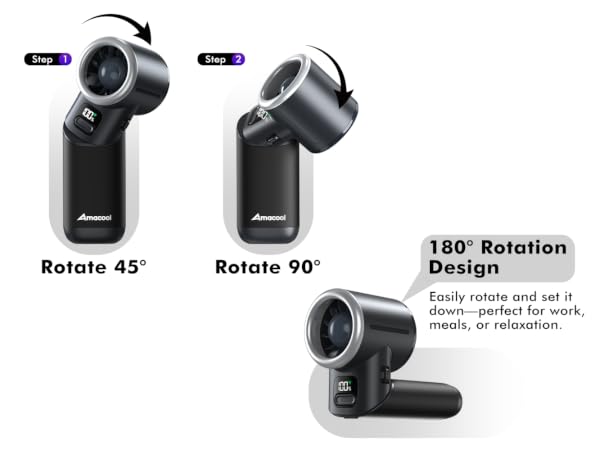 portable fan rechargeable