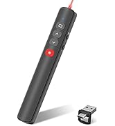 Presentation Clickers for PowerPoint Presentations, [2 in 1 USB C/A] PowerPoint Clicker Wireless ...