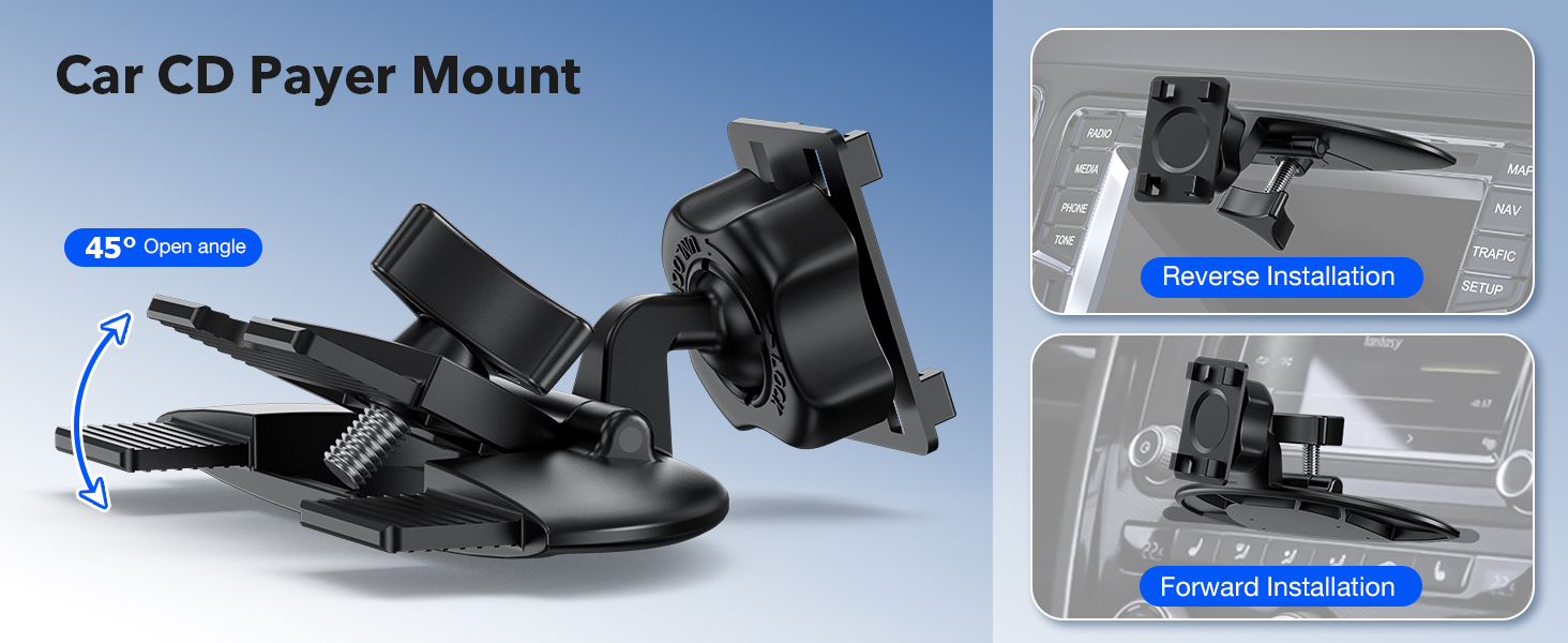 CD Slot Mount for Carplay Screen