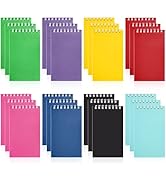 Hooqict 24 Pack Small Spiral Notebook Mini Pocket Notebooks Colorful Notepads Memo Note Pads for ...