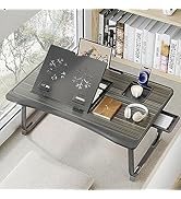 Laptop Desk for Bed, Adjustable Laptop Stand with 6 Different Angles, Portable Lap Tray Table wit...