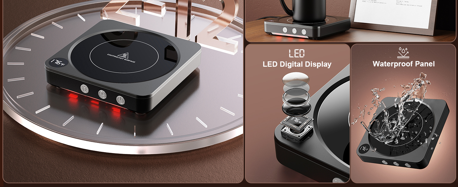 coffee warmer plate; coffee cup warmer cordless; warmer; cordless candle warmer; 