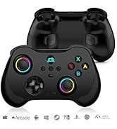 arVin Wireless Gamepad Controller for iPhone/iPad/Android/Tablet/Switch/PS4/PC with Hall Effect S...