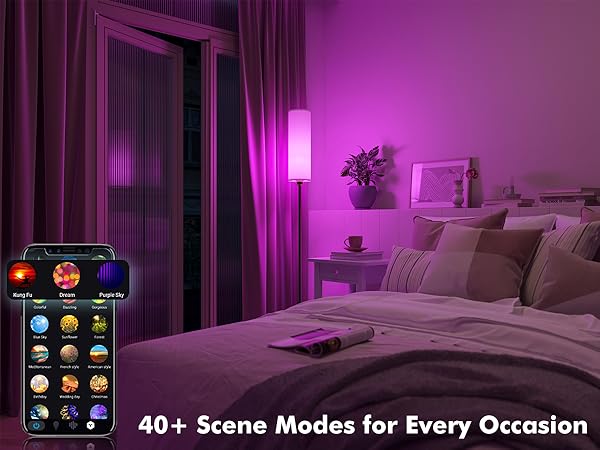 color changing floor lamp