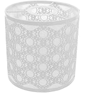 UKCOCO Metal Lampshade : Drum Lamp Shades for E27 Floor Lamps Hollow Pendant Light Shade for Livi...