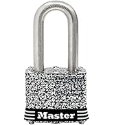 Master Lock 3SSKADLF Stainless Steel Outdoor Padlock with Key, 1 Pack