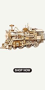 ROKR 3D Wooden Puzzles Model Kits for Adults Birthday Gift Mechanical Model Building Set Perpetual C...