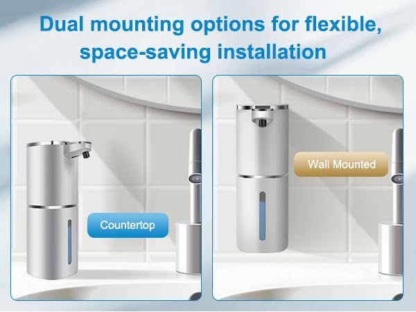 Automatic foaming soap dispenser