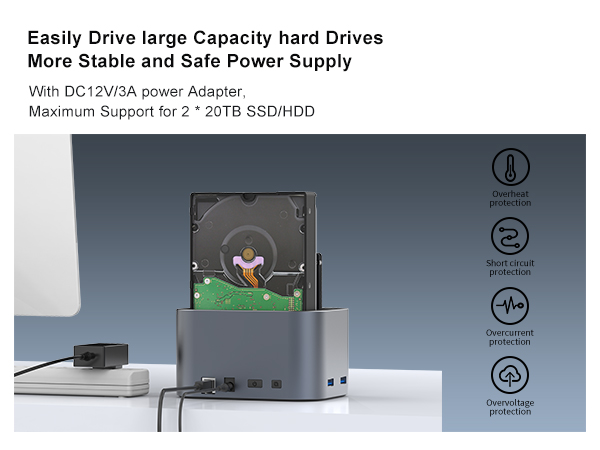 multi hard drive docking station