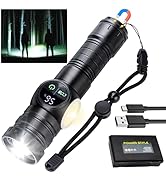 Rechargeable Flashlight High Lumens, Ewenele 990,000L High Lumens LED Flash Light, Zoomable Super...