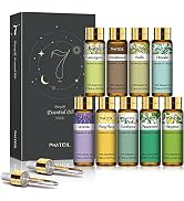 PHATOIL 9PCS Essential Oils Gift Set, 10ml/0.33fl.oz Scented Oils for Soap, Candle Making, Premiu...