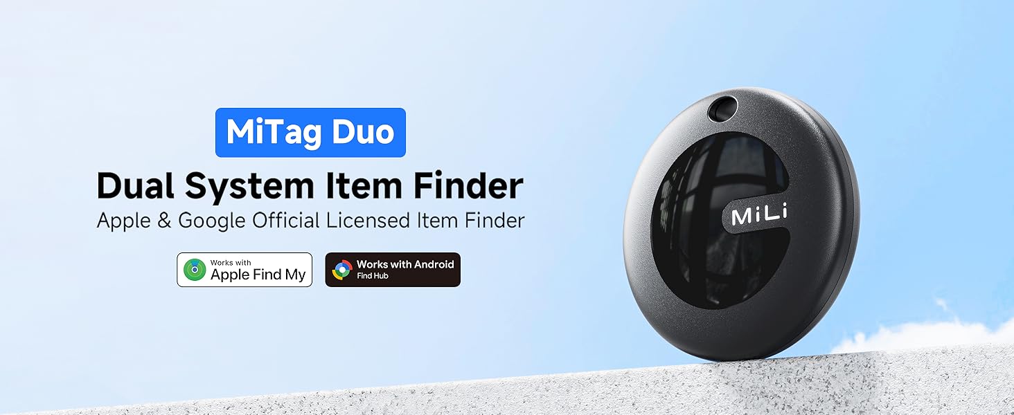 AirTag Bluetooth Tracker iOS or Android, Tracking Tag Key Finder Luggage Tracker Item Locator