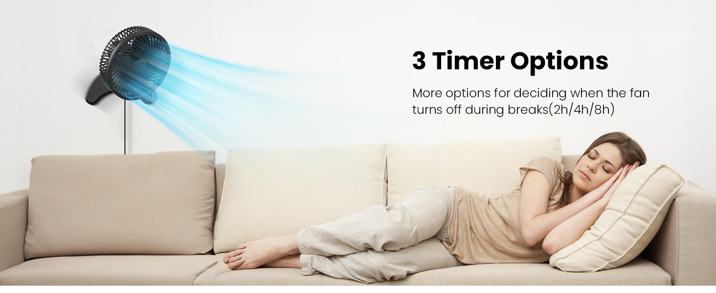 8 Inch Wall-mount Fan