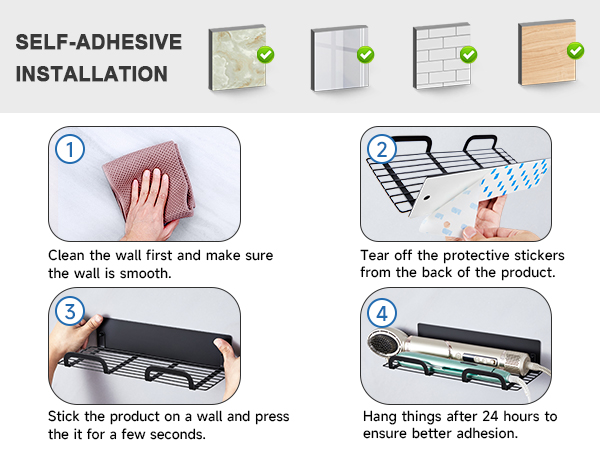 hair straightener wall holder