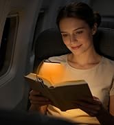 Ideal as a travel clip-on reading light for planes, trains, and hotel rooms