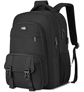 MOMUVO School Backpack for Teens Boys and Girls,15.6 Inch Laptop Backpack Unisex Bookbag with USB...