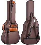 CAHAYA Guitar Bag 40 41 42 In 6 Pockets Guitar Case Water Resistent Oxford Cloth 0.5 In Extra Thi...