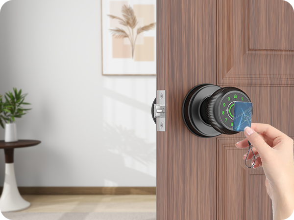 Electric Door Knob Key Fob Unlock