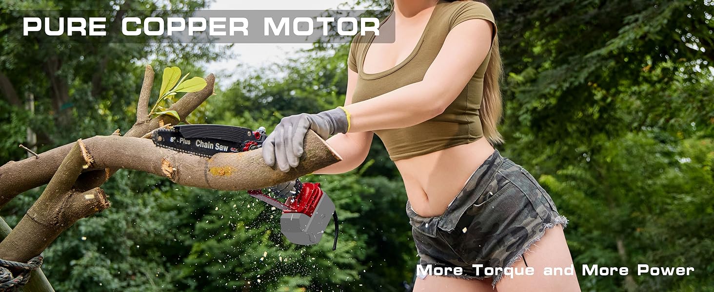 Chainsaw chain saw cordless chains saws sharpener brushless electric handle mini rechargeable batter