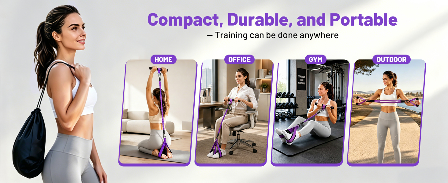 multifunction pedal resistance band