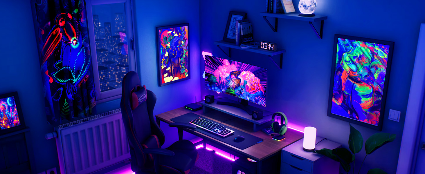 blacklight party