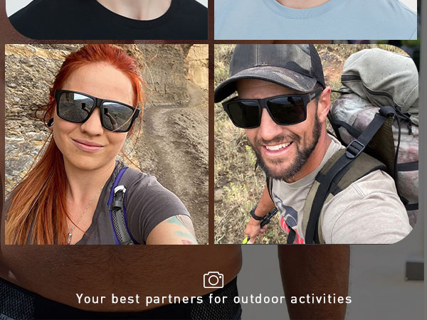 LYZOIT Square Sunglasses for Men Women Polarized Oversized Big UV Protection Rectangle Shades