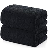 REDKISS 2 Piece Luxury Bath Towel Set - 31x62 inch Oversized Thick Bath Sheet, 100% Cotton, 900 G...