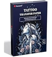 Phomemo Premium Tattoo Transfer Paper - 100 Sheets of Professional Stencil Paper for Tattooing, A...