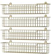 GUUKAR Spice Rack, 4-Pack Seasoning Organizer Wall Mount for Kitchen Storage Organization, Spice ...