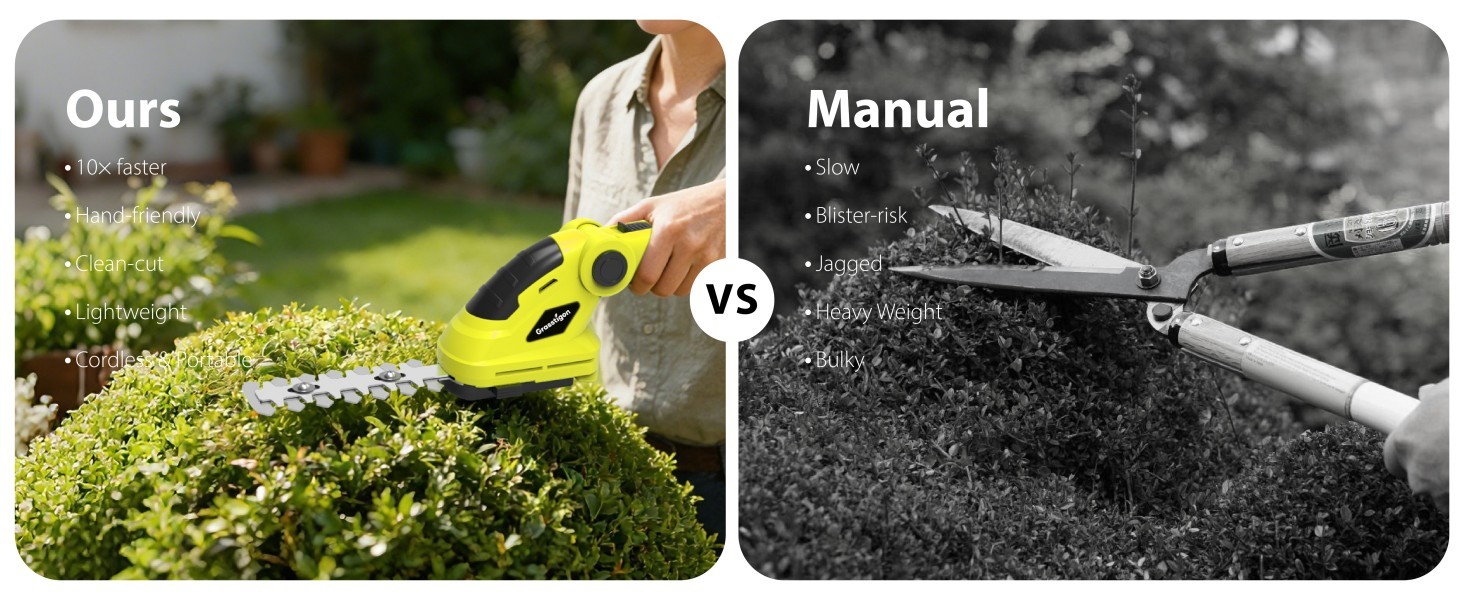 instead manual cutting works