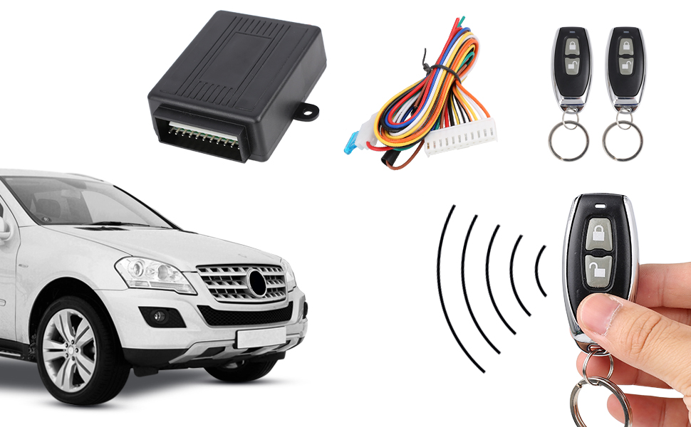 Universal Car Remote Central Kit Door Lock Keyless Entry System