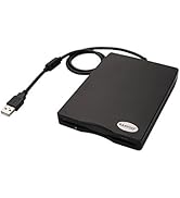 RAAYOO USB Floppy Disk Reader, 3.5” External Portable 1.44 MB FDD Floppy Disk Drive for Windows 7...