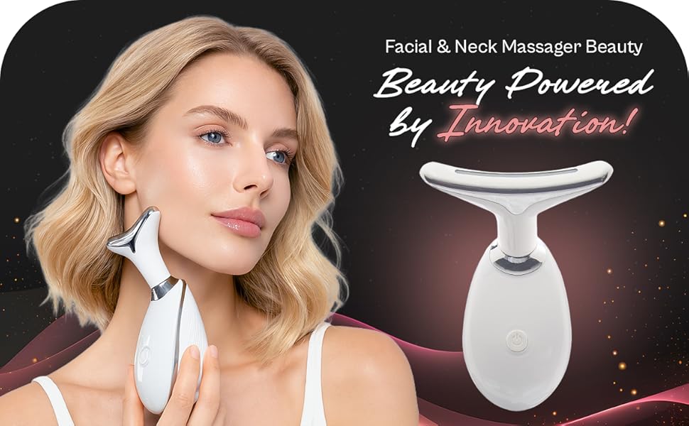 7 Color LED Red Light Therapy Facial Massager