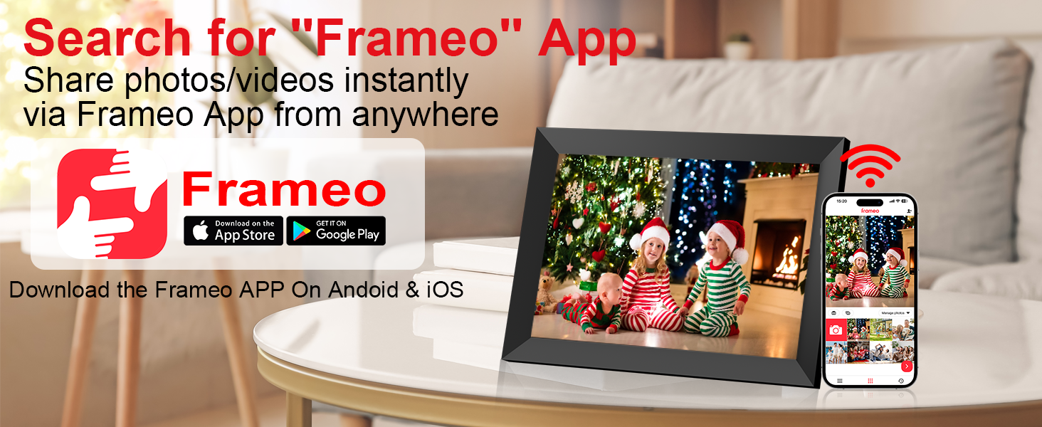 frameo digital frame wifi