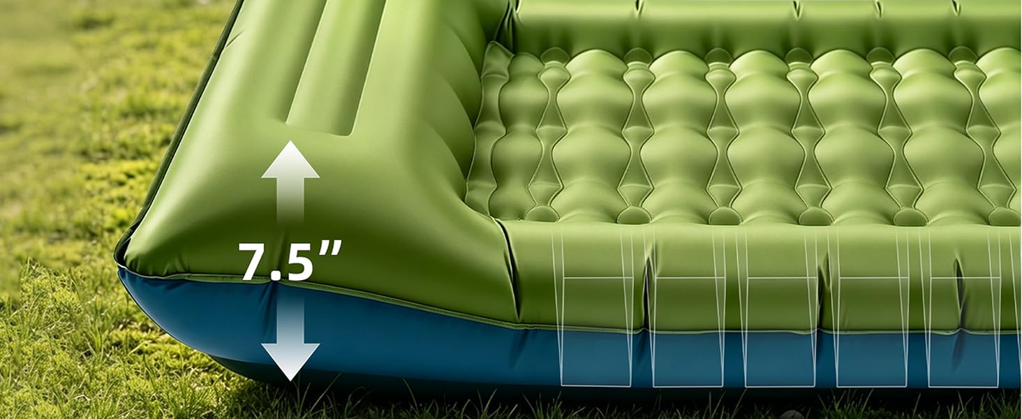 Ergonomic 6-Inch Thick Design for Superior Comfort