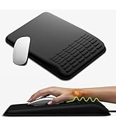 MEKASS Mouse Pad with Wrist Rest, Ergonomic Mouse Pad for Carpal Tunnel Pain Relief, Memory Foam ...