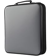 CD Case DVD Holder Storage: 240 Capacity DVD Case Organizer Large CD Storage Protective DVD Binde...
