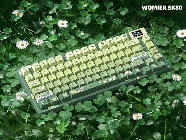 75% Percent Keyboard with Color Multimedia Display Mechanical Gaming Keyboard Cute Hot Swappable