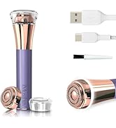 iMusthav Facial Hair Remover for Women | 18K Gold 20mm Dual Ring Head | 360° LED Light USB Rechar...