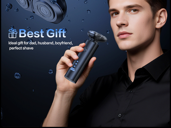 Luxury Matte Black Electric Razor – Sleek Design