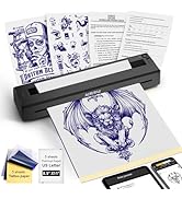 YIRIGUI 2026 New 2 in 1 Tattoo Stencil &amp; Document Printer, Wireless Bluetooth Thermal Printer - H...