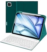 MERATM Keyboard Case for iPad Air 13 inch (M3 2025/M2 2024) &amp; iPad Pro 12.9 inch (6th/5th/4th Gen...