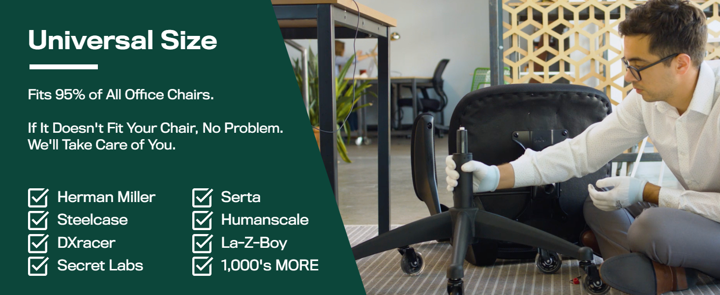 universal standard size chair cylinder