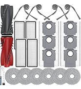 Bluearks 24Pcs Replacement Parts for Roborock Qrevo Curv/Curv S5X/Qrevo Edge/Edge S5A/Qrevo S5V V...
