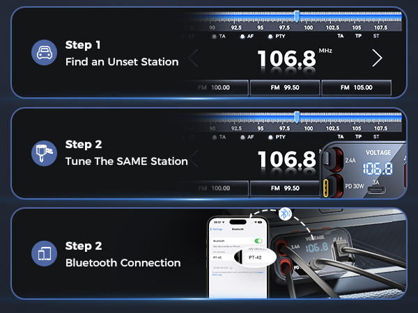 Bluetooth 5.3 Car Adapter