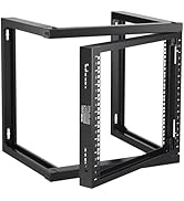 VEVOR 9U Server Rack,Wall Mount Network Rack for 19 Inch IT Equipment, Open Frame Rack for AV & S...