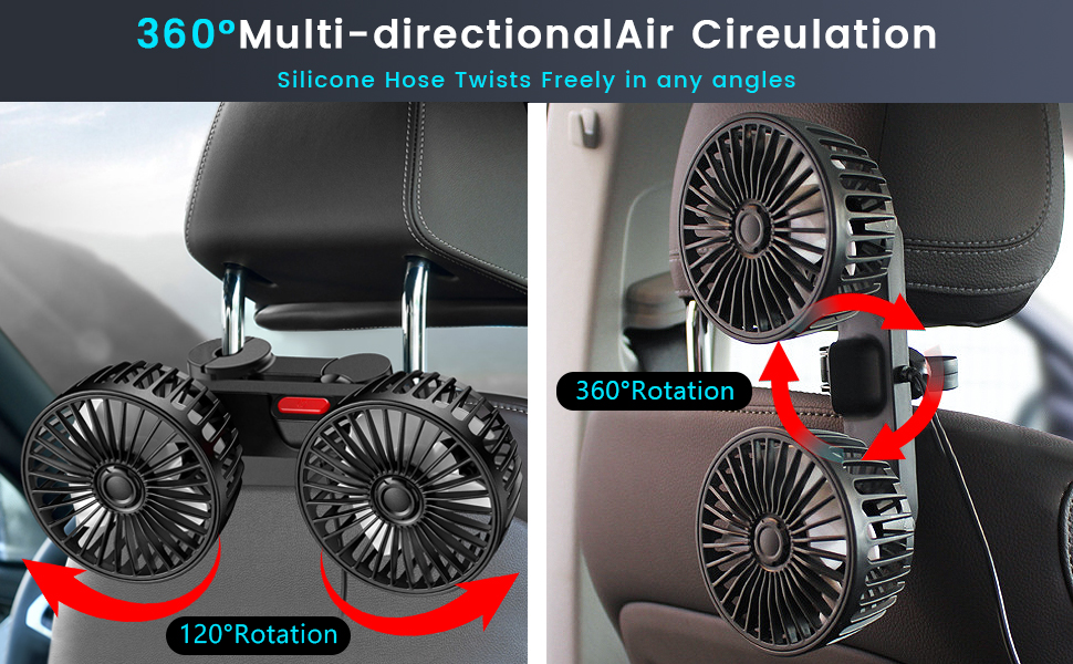 car seat fan for baby rear facing