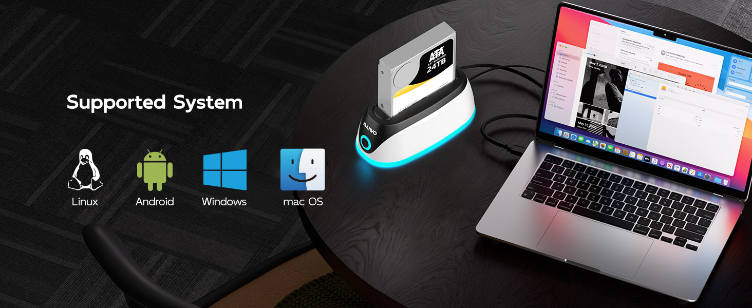 usb 3.0 5Gbps transfer speed tool free 2.5 3.5inch sata ssd hdd caddy housing case cabinet containor